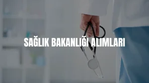 Sağlık Bakanlığı personel alımı 2026
