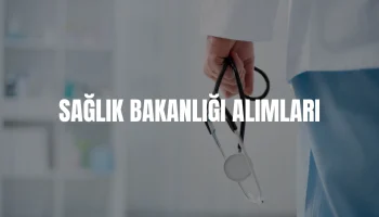 Sağlık Bakanlığı personel alımı 2026