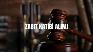 Zabıt katibi alımı 2026