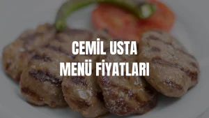 Cemil Usta Menü Fiyatları